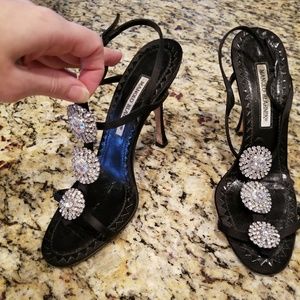Swarovski crystal heels
